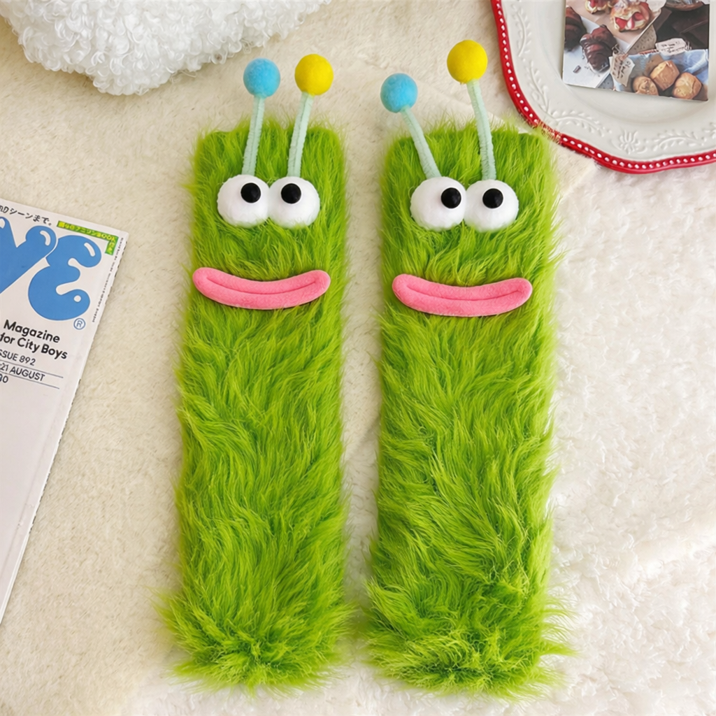 Furry Monster Foot Warmers