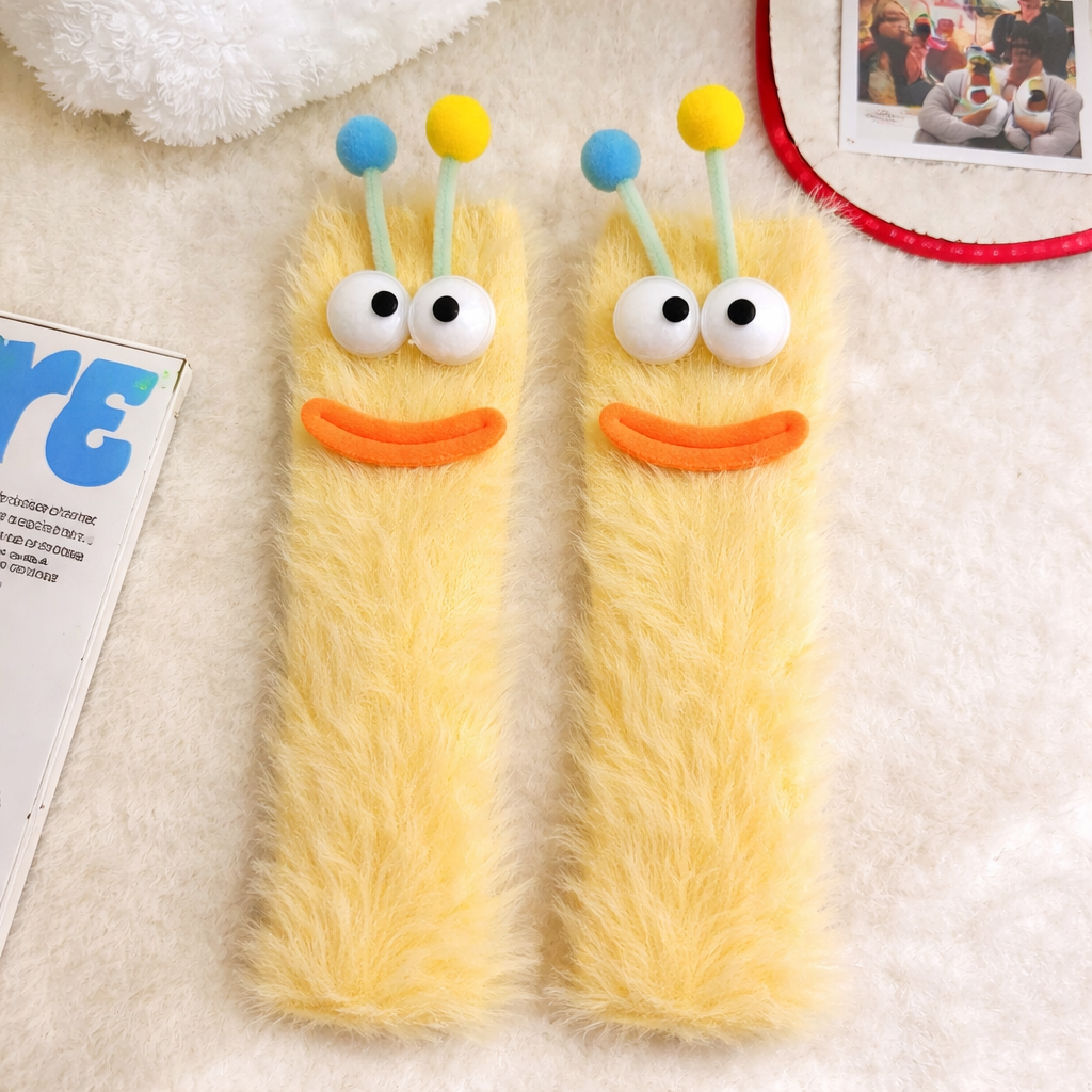 Furry Monster Foot Warmers