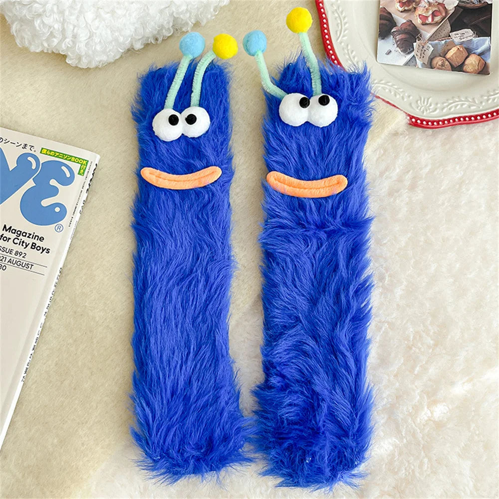Furry Monster Foot Warmers