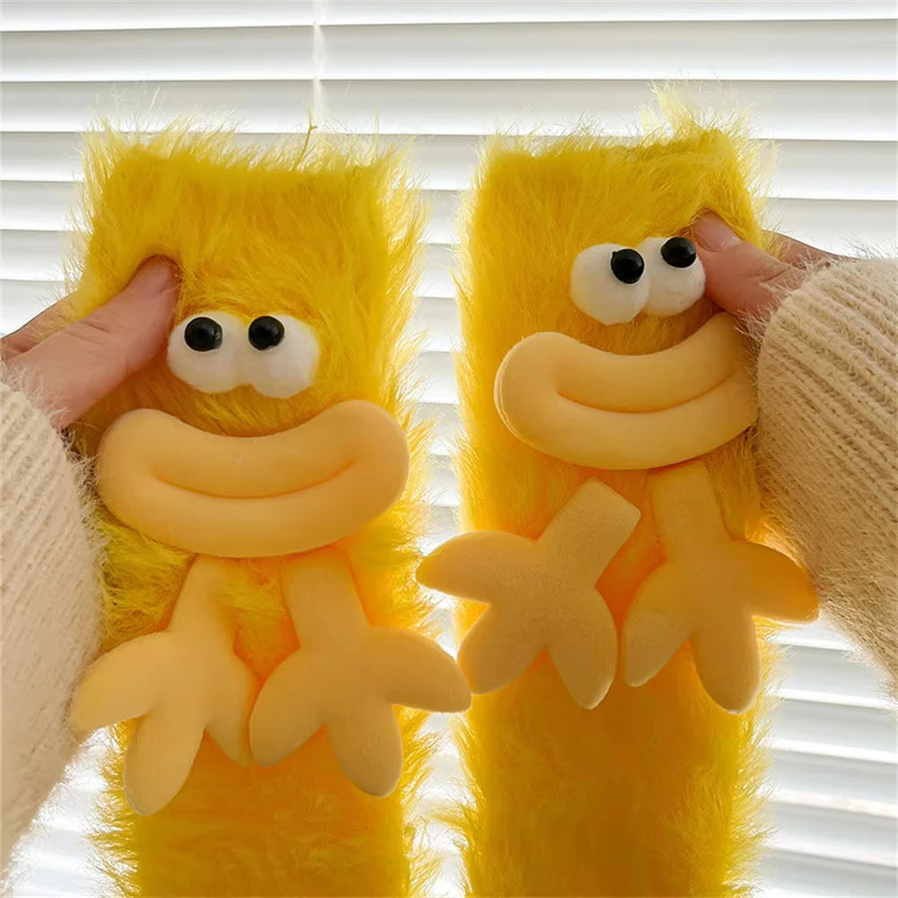 Furry Monster Foot Warmers