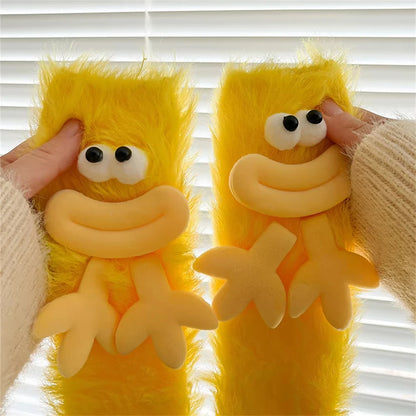 Furry Monster Foot Warmers
