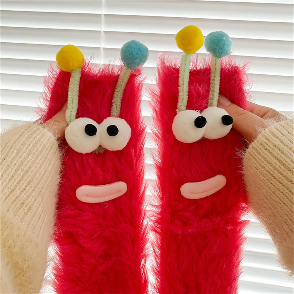 Furry Monster Foot Warmers