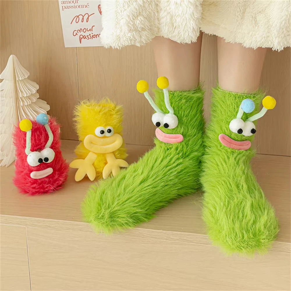 Furry Monster Foot Warmers