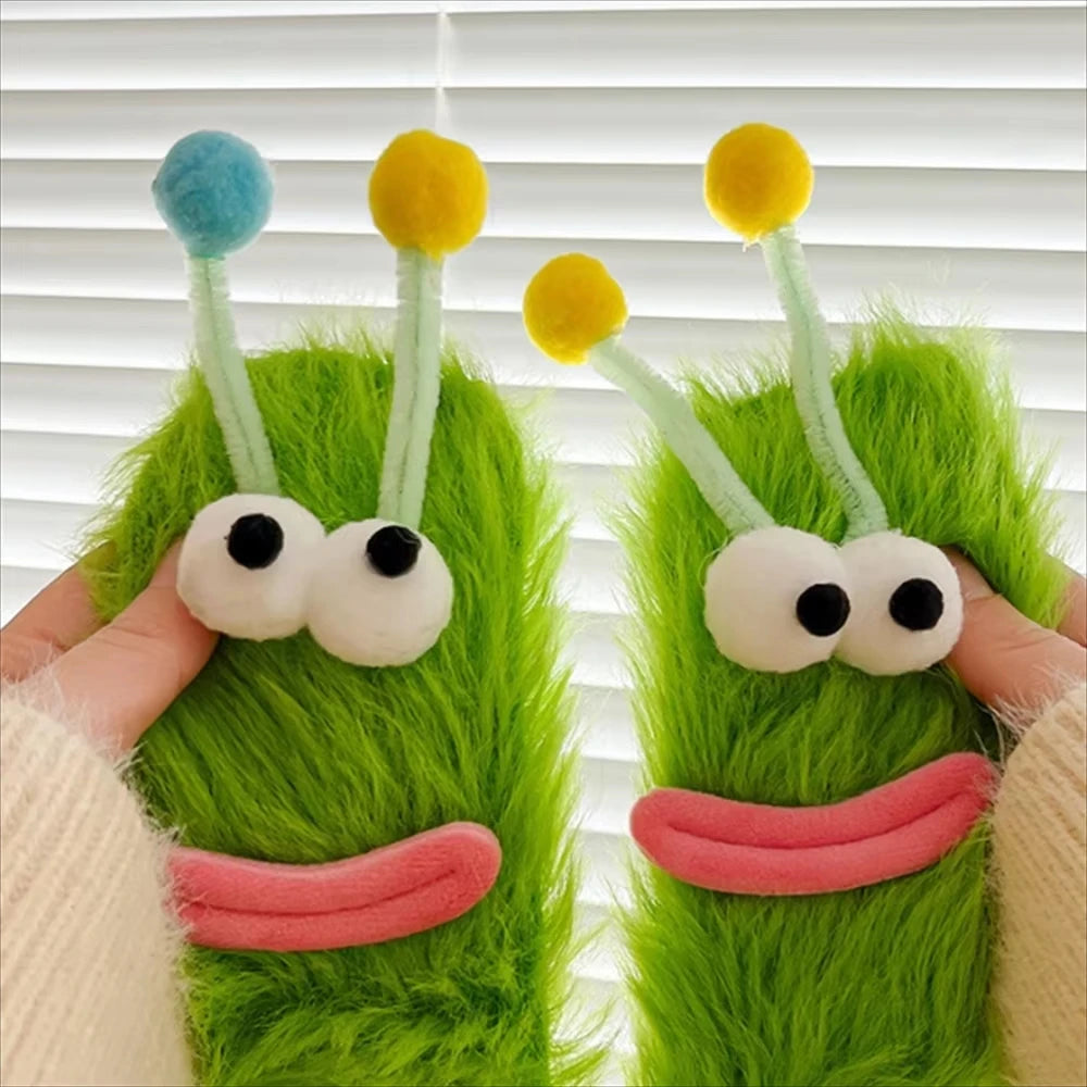 Furry Monster Foot Warmers